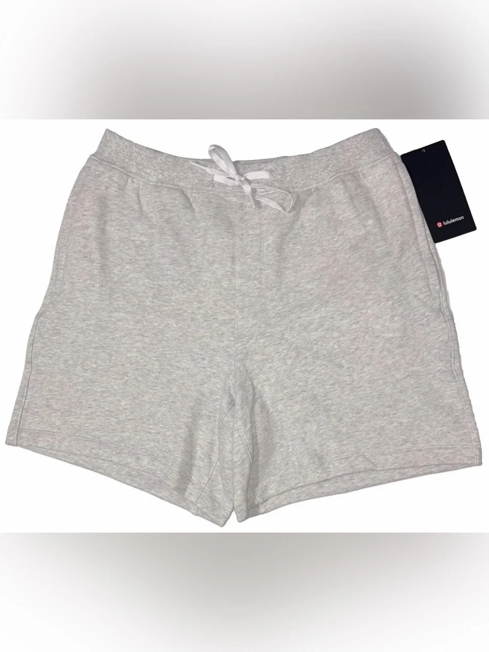NWT•LULULEMON•MENS LARGE•STEADY STATE 7” SHORT•HEATHER CORE ULTRA GRAY•AUTHENTIC